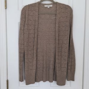 Loft Beige Open Cardigan - Size XS